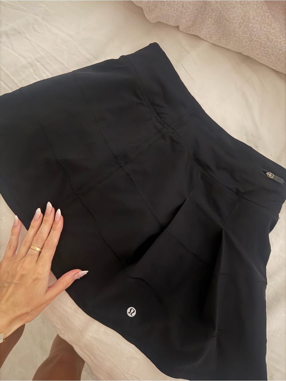 lululemon athletica Black Athletic Skort - Women's Active Shorts